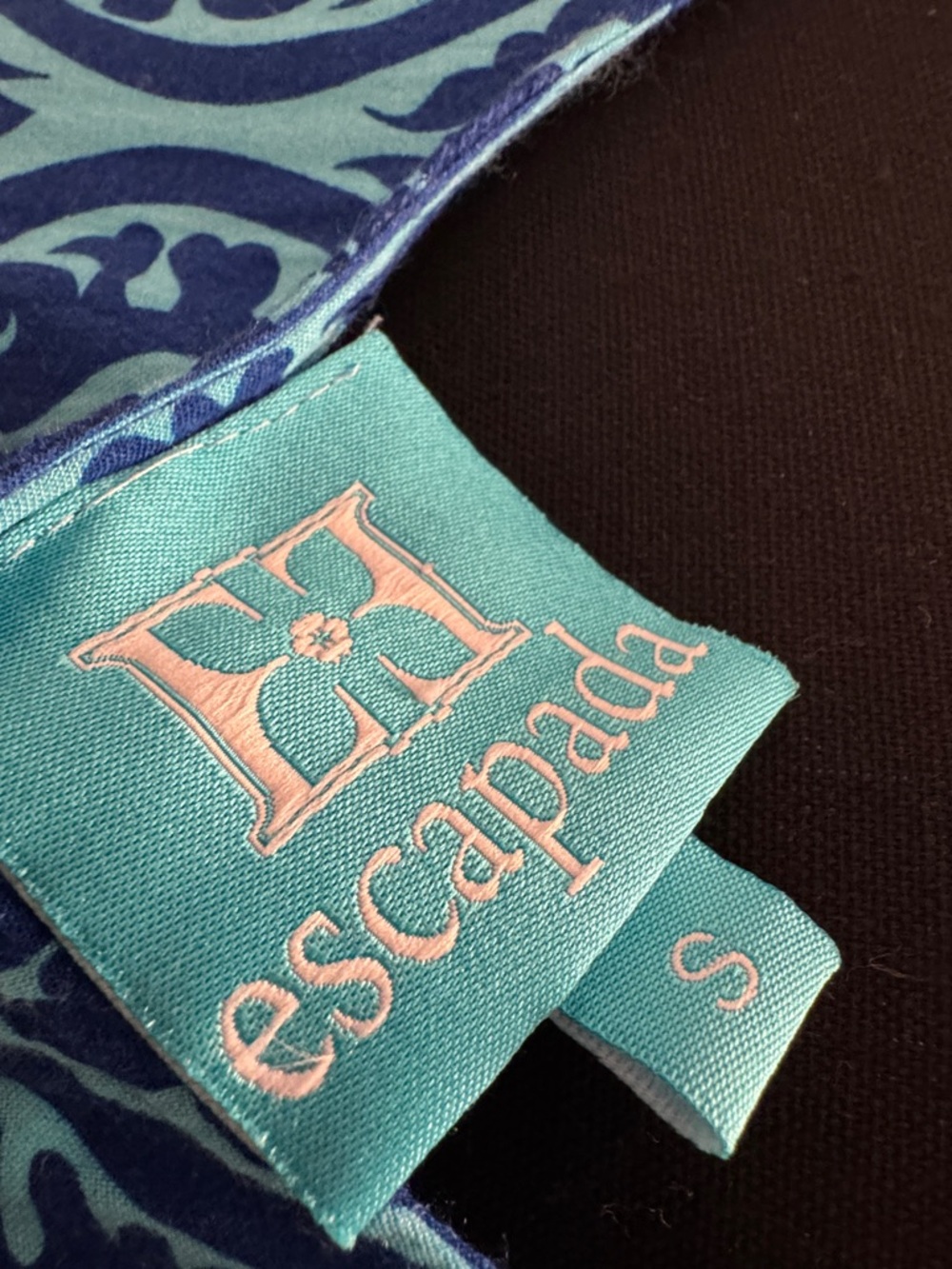 escapada Blue Patterned Maxi Dress - Picture 5 of 6